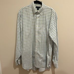Lands End Oxford Shirt Size Large 16-16.5